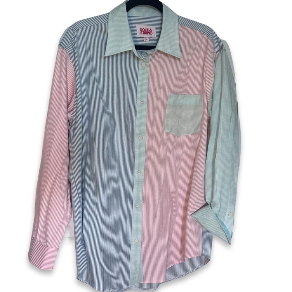 Solid & Stripe ‘The Oxford Tunic’ button down shirt